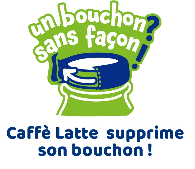 Un bouchon ? Sans façon ! Caffè Latte supprime son bouchon !